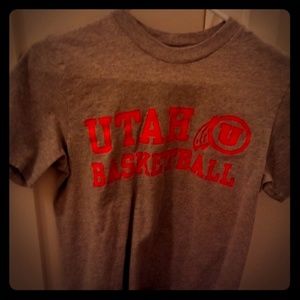 Utah Basketball Grey T-shirt